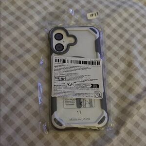 Stylish gray and White Phone Case